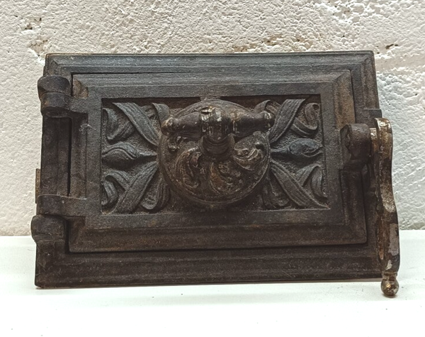 Ofentür Gusseisen Antik