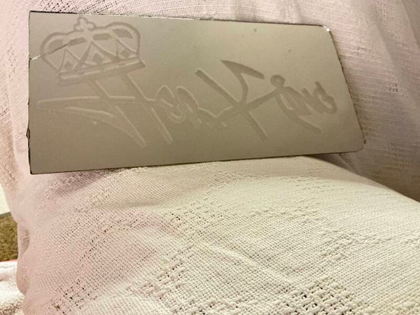 Her King & His Queen-etched already-made-SOLD