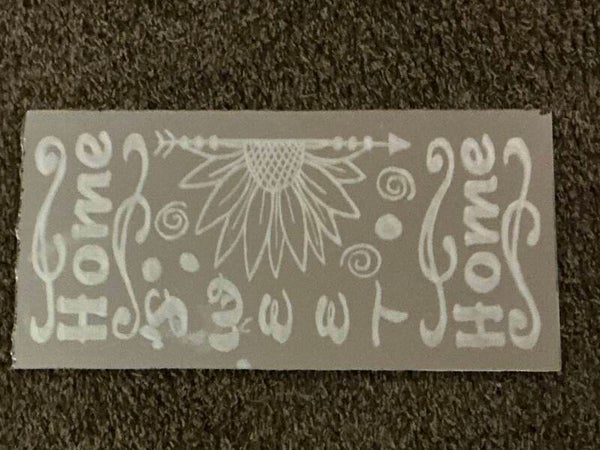 Home Sweet Home – Sunflower Arrow Design