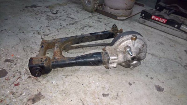 Achterbrug Honda vt 500 Shadow met cardan