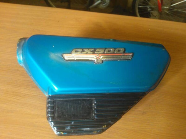 zijkap links honda cx 500 blauw