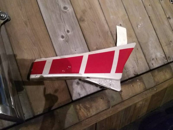 zijkap rechts yamaha rd 350 gerepareerd