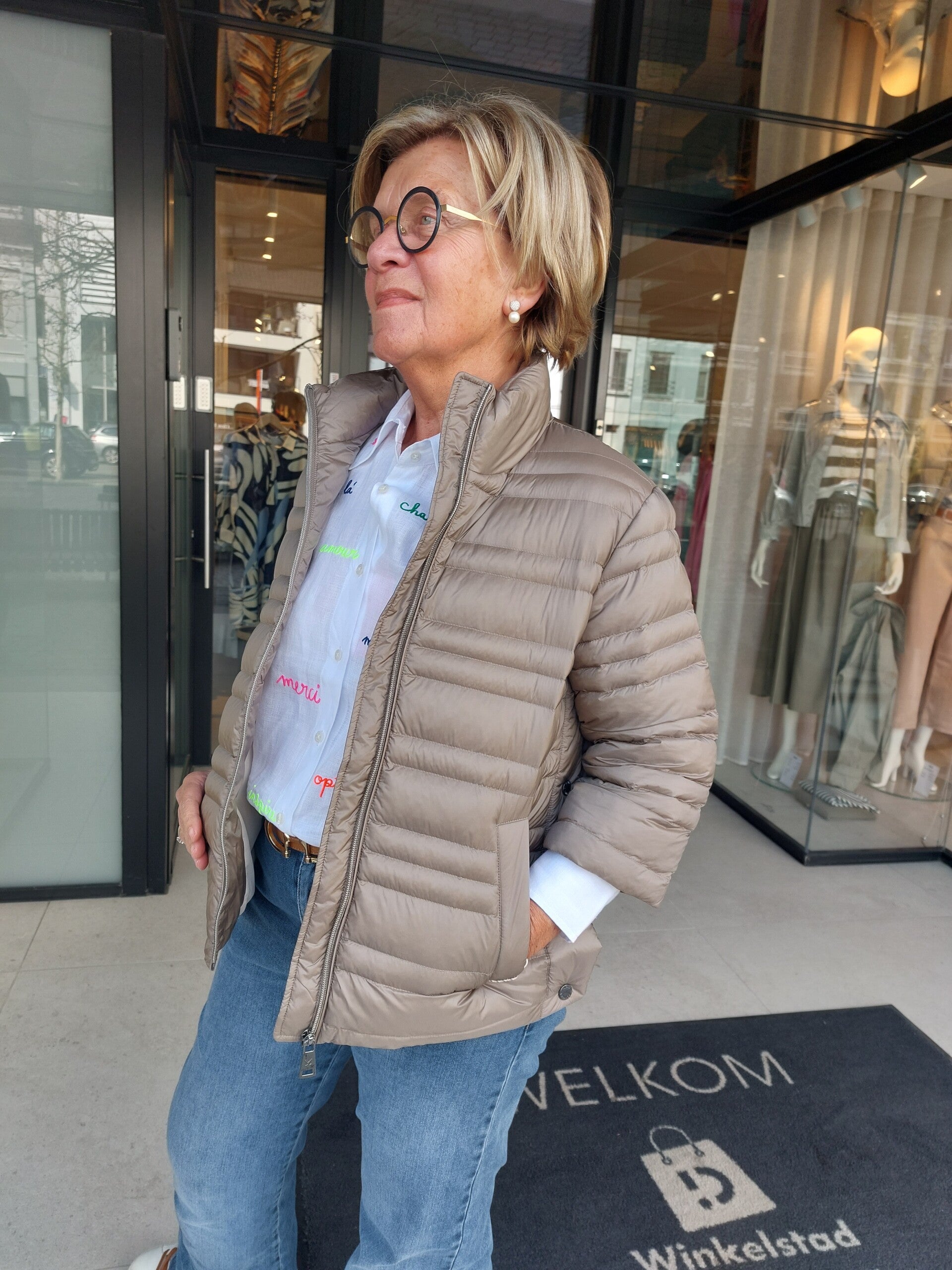 Jas taupe 3/4m - Fuchs