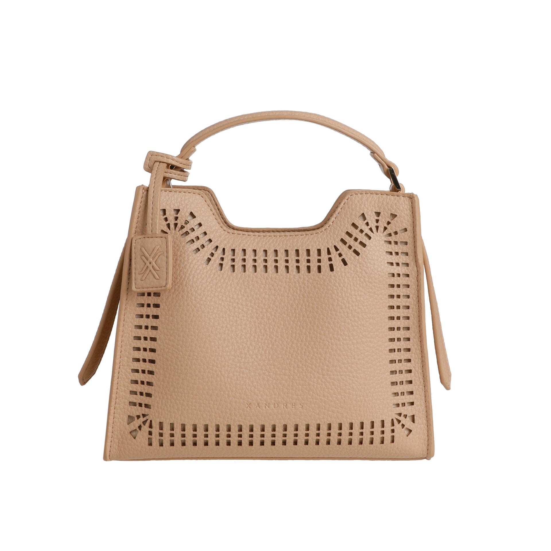 Stijlvolle handtas beige Xandres