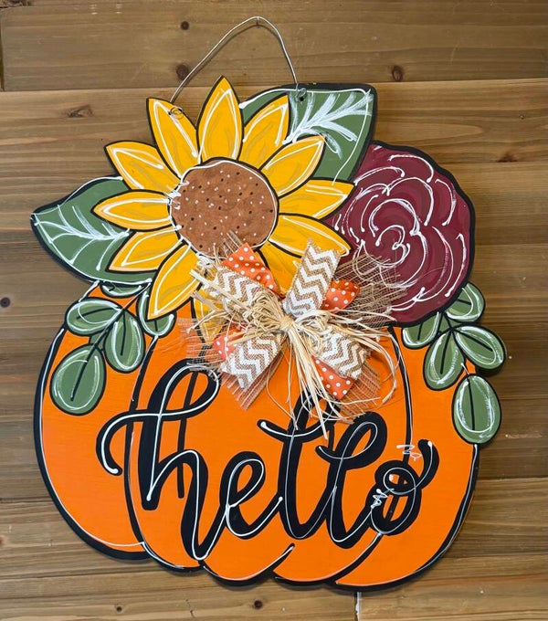Fall Pumpkin Hello