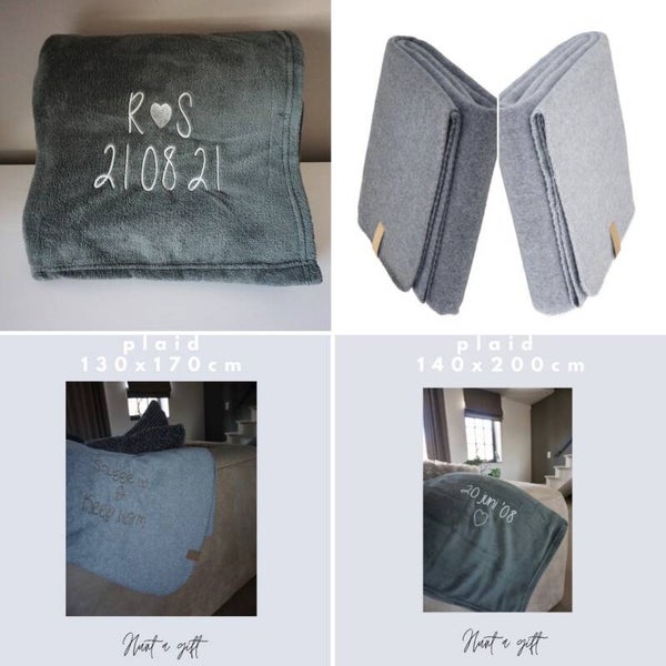 Plaid 140x200 en 130x170