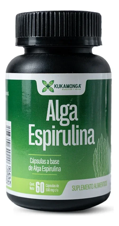 Spirulina Algae | 60 Caplets | 30 Days