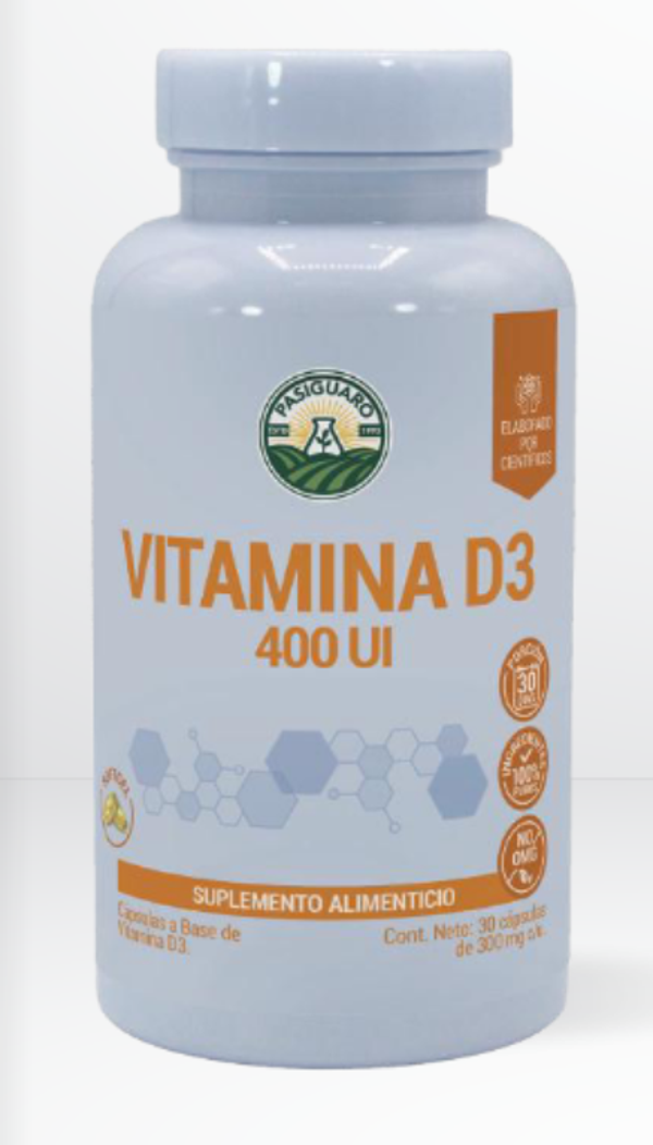 Vitamin D3 400 IU | 30 Capsules | 30 Days