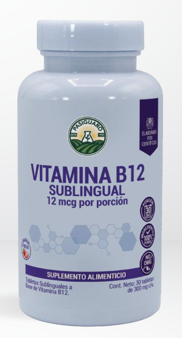 Vitamin B12 Sublingual | 30 Tablets | 30 Days