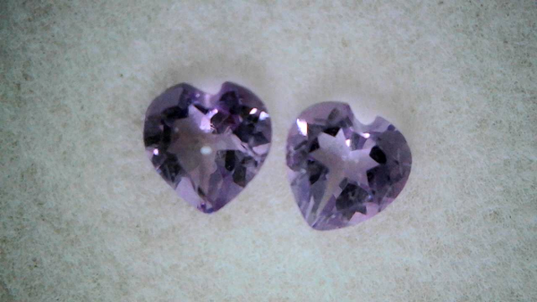 Amethyst Hearts