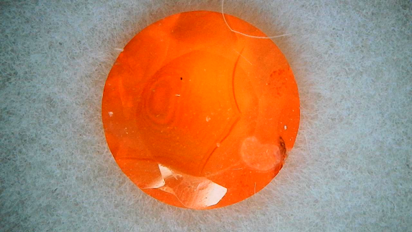 Round Orange Carnelian