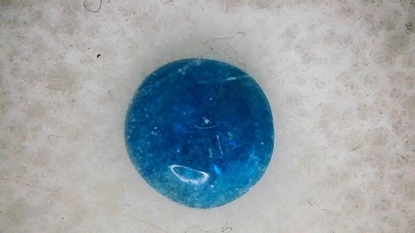 Natural blue apatite