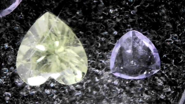 Purple/white topaz