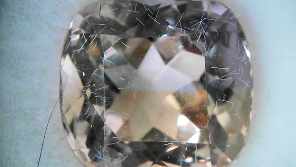 Light Brown Cushion Cut Diamond