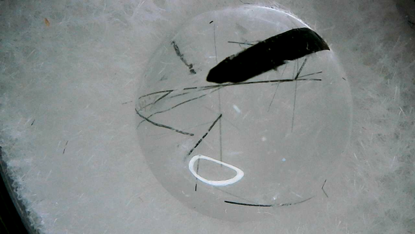 Clear Tourmalated Quartz / Tourmalinated Quartz