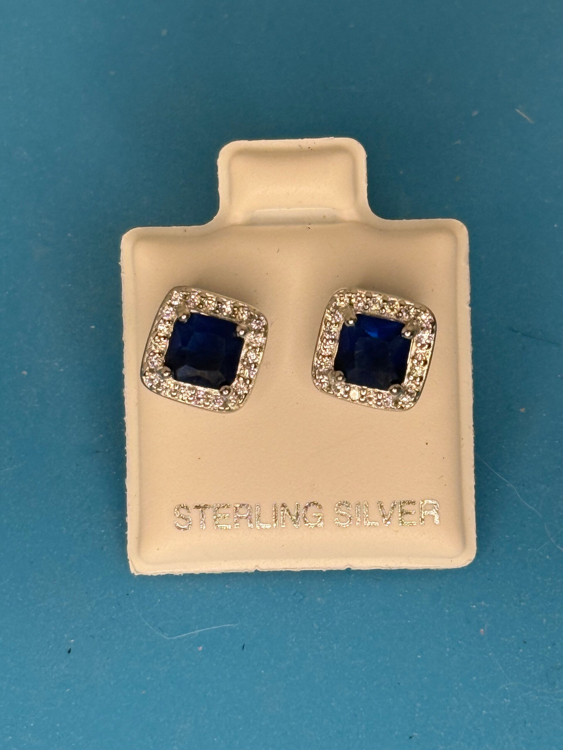 Blue Onyx earrings