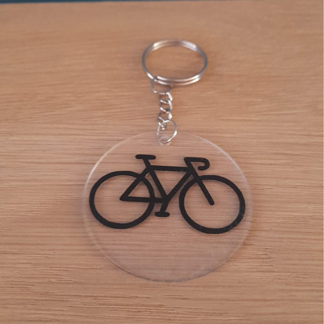 Sleutelhanger Fiets - Plexi