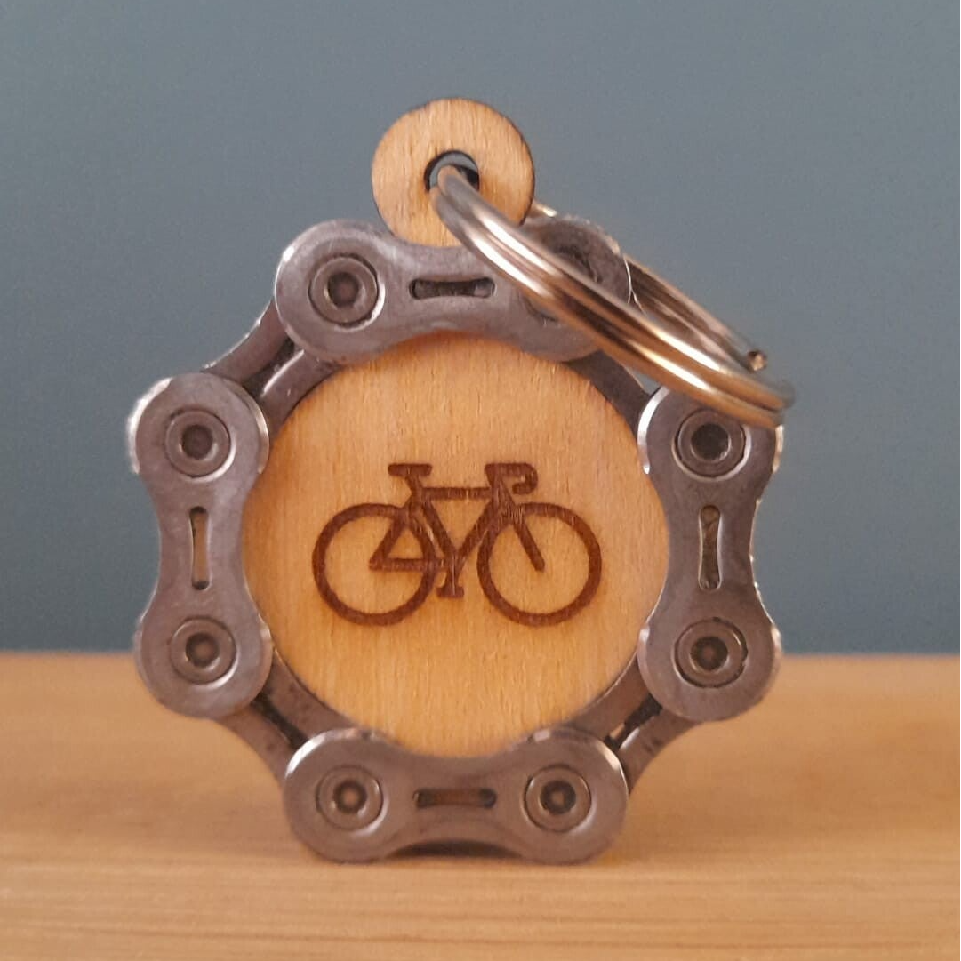Sleutelhanger Fiets - Rond