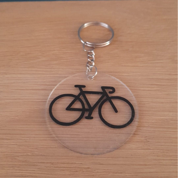 Sleutelhanger Fiets - Plexi