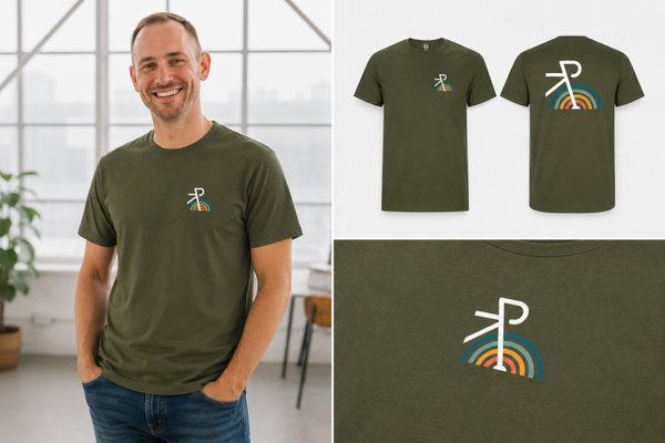 T-Shirt Fietsen - Rainbow
