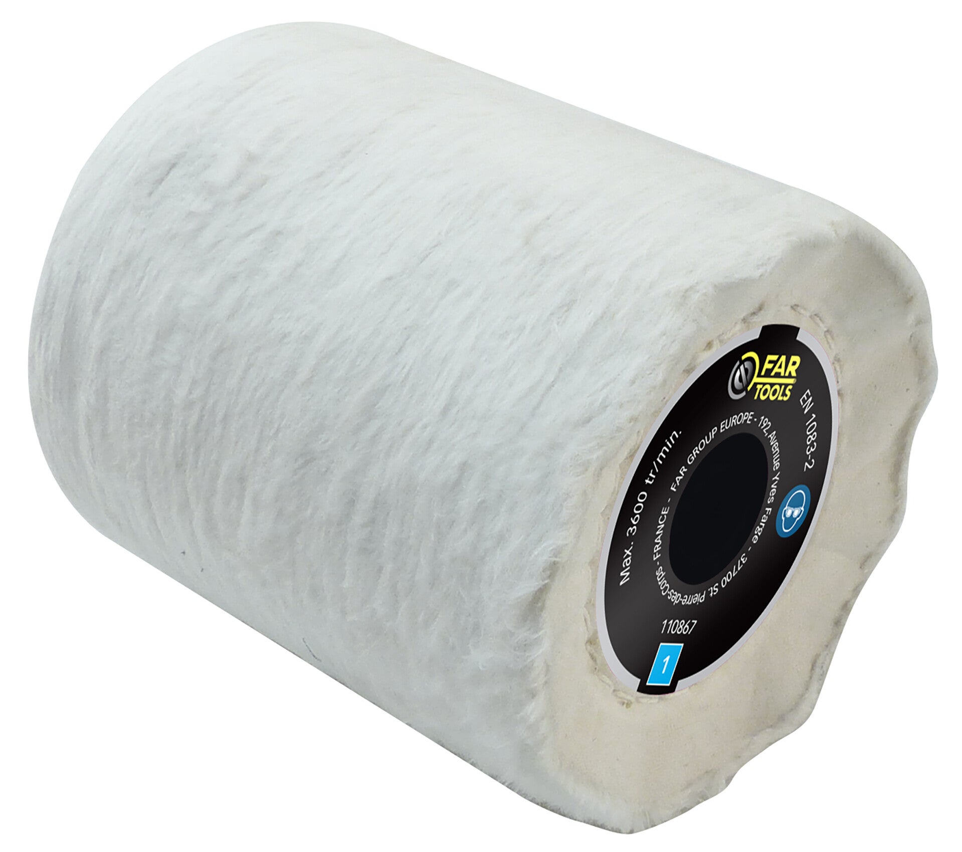 Brosse coton blanc doux - Fartools - REX120/200