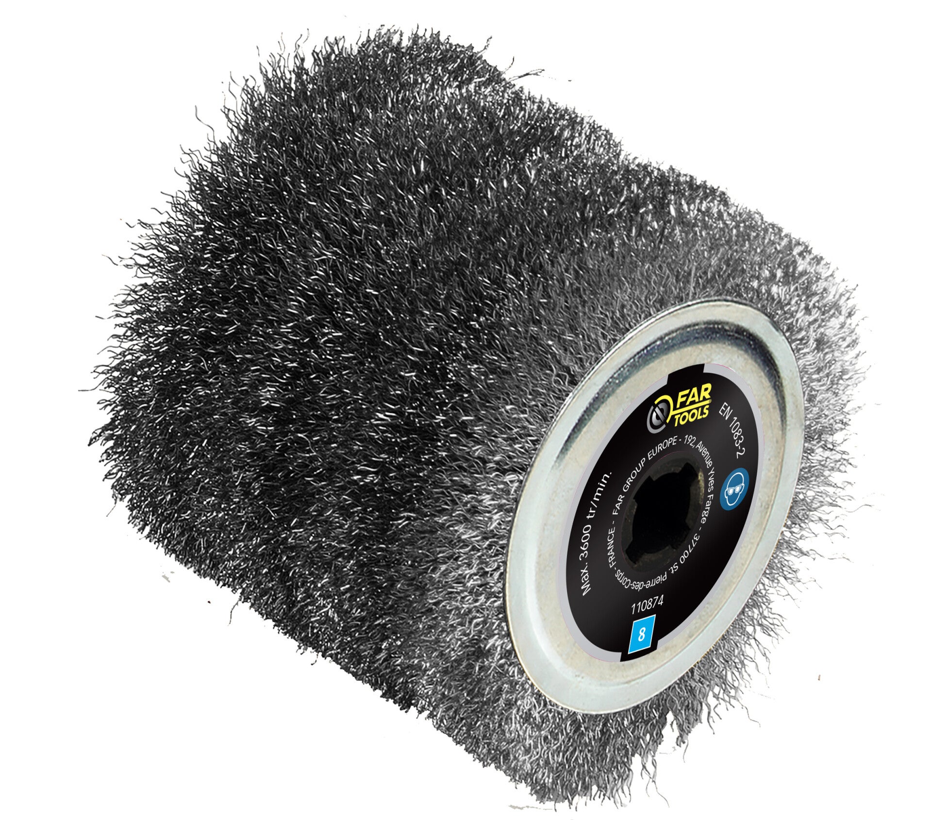 Brosse fils métal durs - Fartools - REX120/200