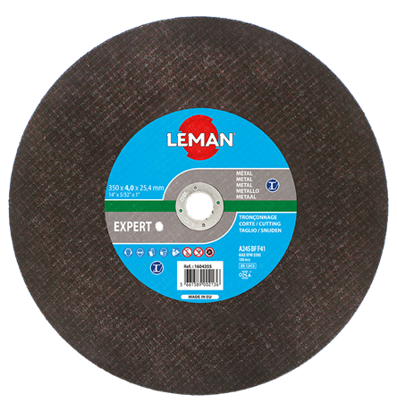 Disque Tronçonnage métal 350mm Leman
