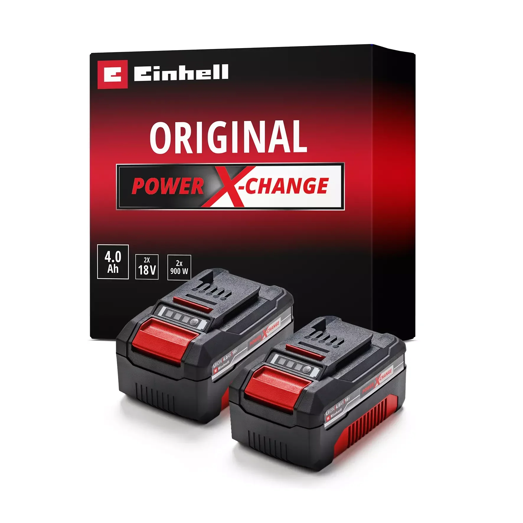 Pack 2 Batteries 18V Einhell 4,0Ah PXC-Twinpack - R268068