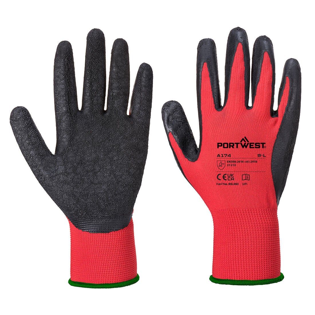 Lot de 6 Paires de Gants en latex Flex Grip - S/XXL - Portwest -