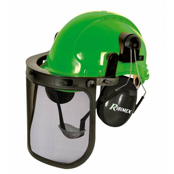 Casque de Protection - Visière Grillagée - Ribimex - R005441