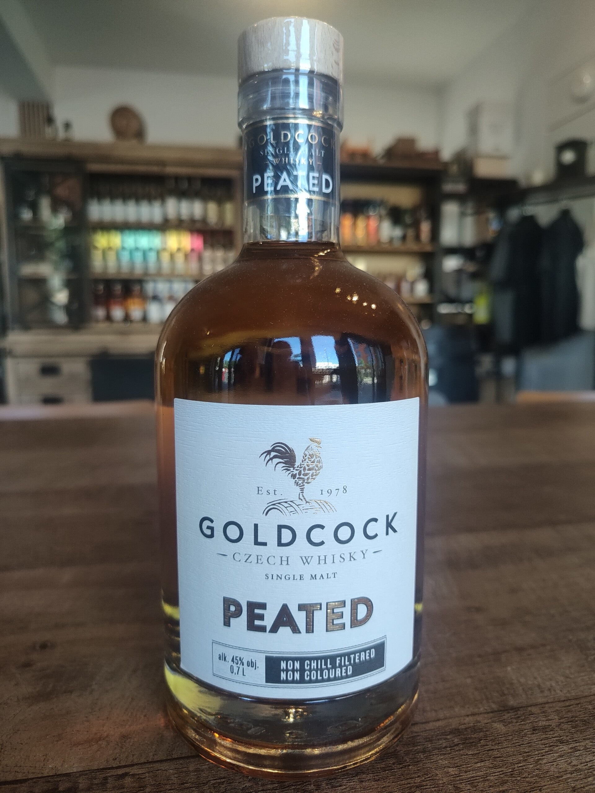 Gold Cock Peated - R. Jelínek (Czech single malt, 45%)