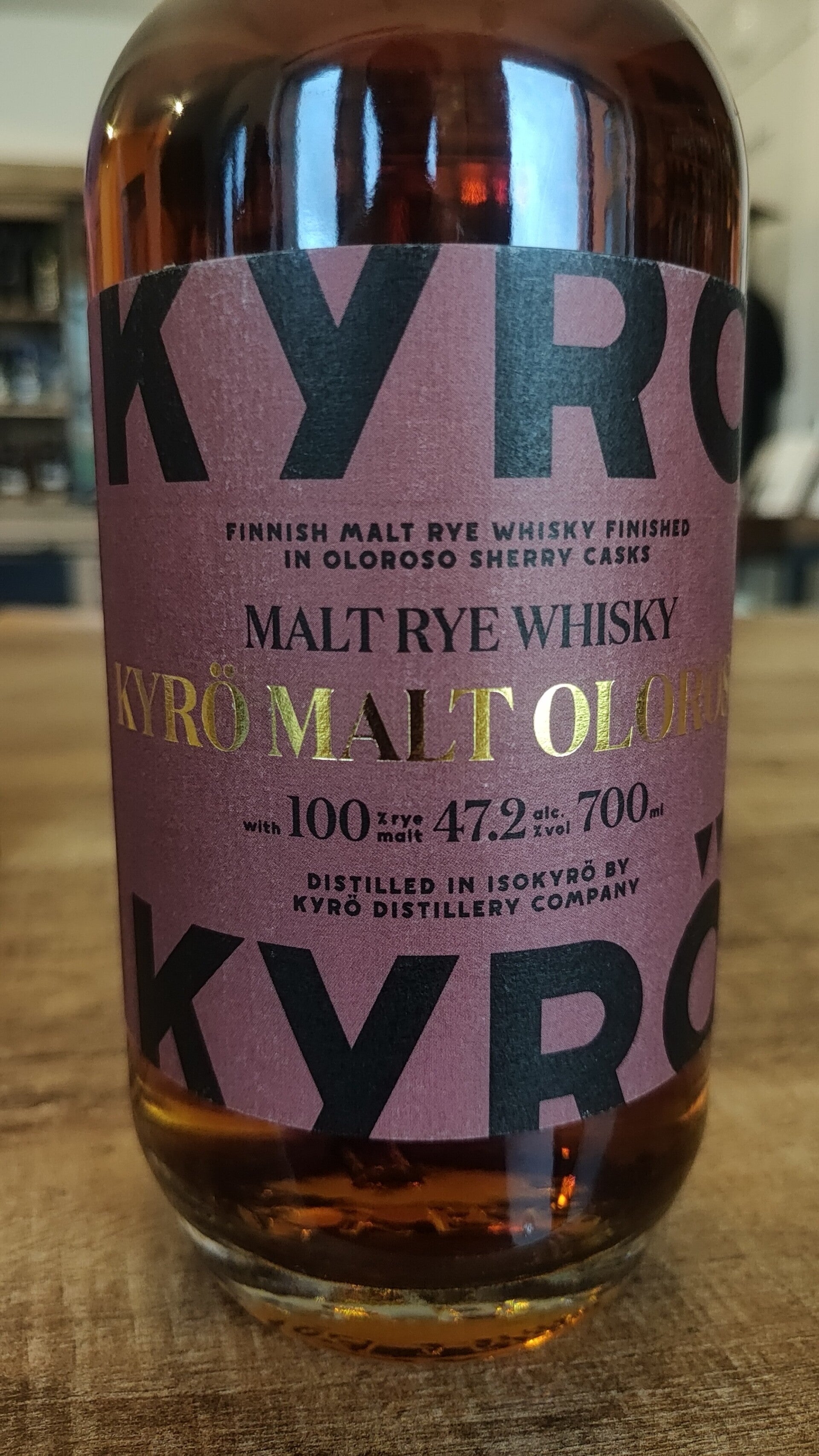 Oloroso - Kyrö (Finnish Rye Malt - 47.2%)