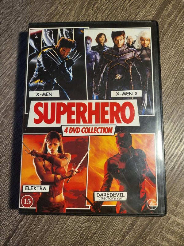 SUPERHERO  4 DVD COLLECTION DVD