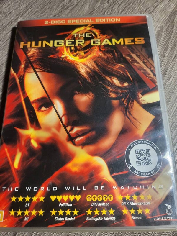 THE HUNGER GAMES DVD