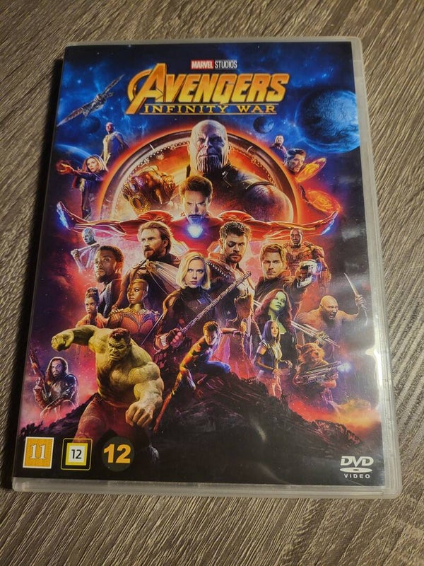 AVENDERS  INFINITY WAR DVD