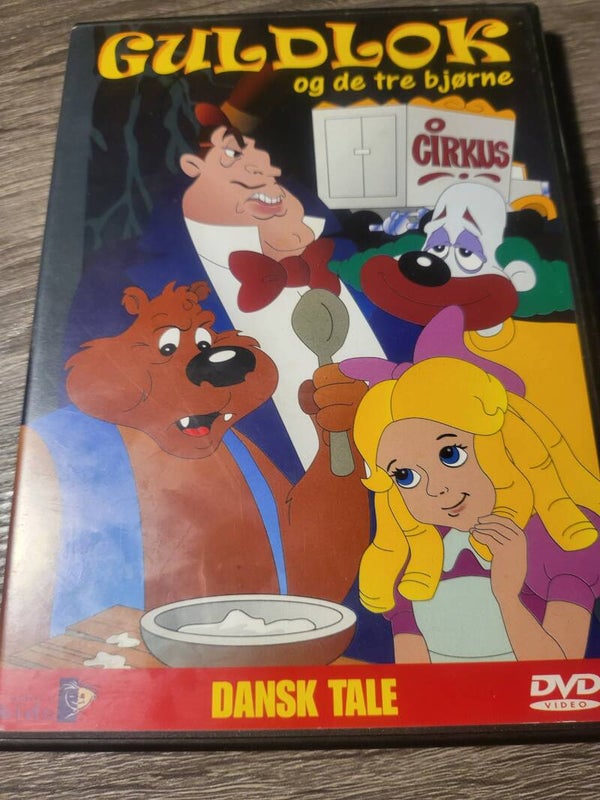 GULDLOK  og de tre bjørne DVD