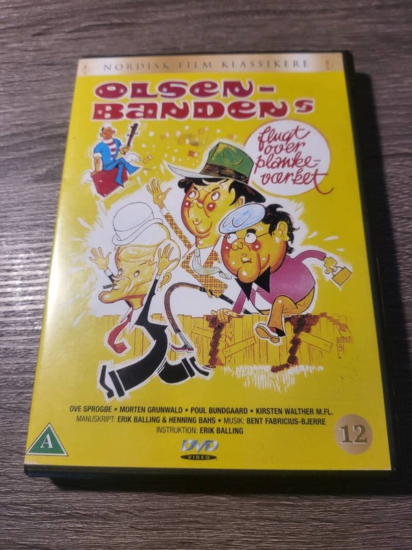 Olsen-bandens flugt over plankeværket DVD