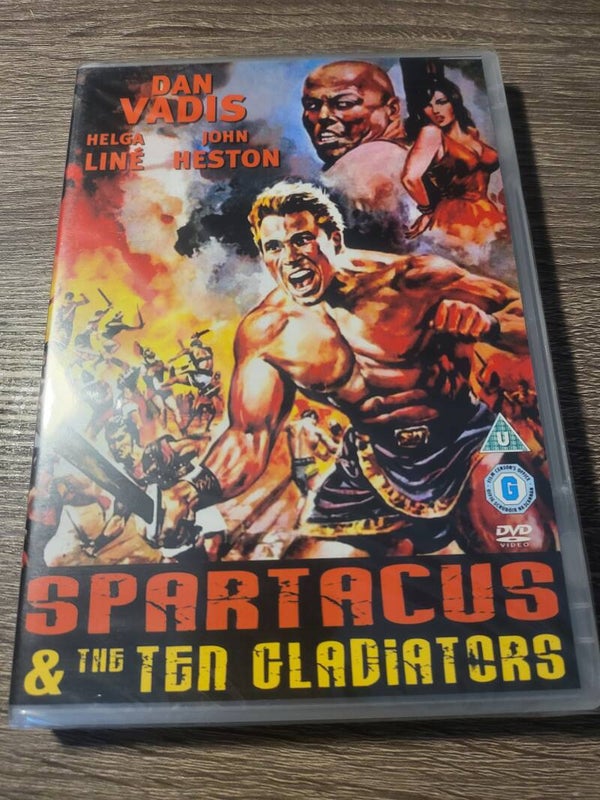 SPARTACUS & THE TEN GLADIATORS DVD