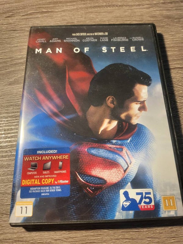 MAN OF STEEL DVD