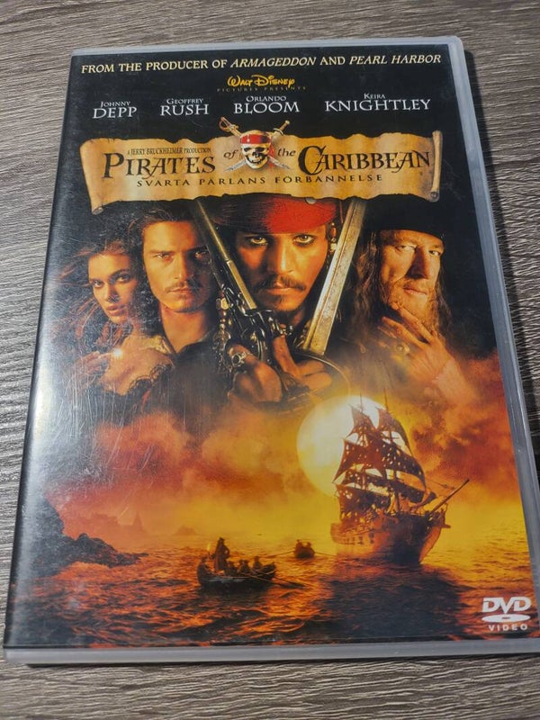 Pirates of the Caribbean: Den sorte forbandelse.  DVD