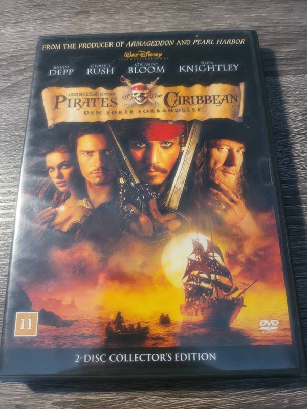 Pirates of the Caribbean: Den sorte forbandelse DVD