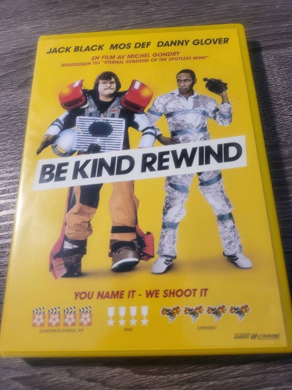 BE KIND REWIND DVD