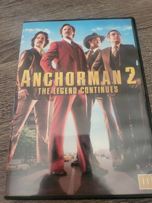 ANCHORMAN 2 DVD