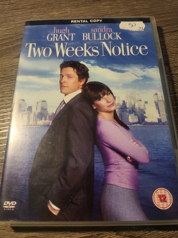 Two Weeks Notice DVD