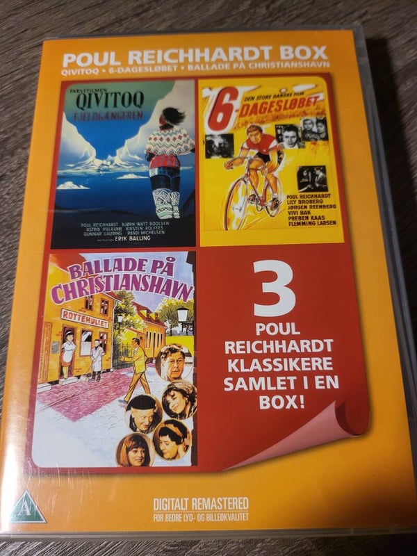 3 POUL REICHHARDT KLASSIKERE SAMLET I EN BOX! DVD