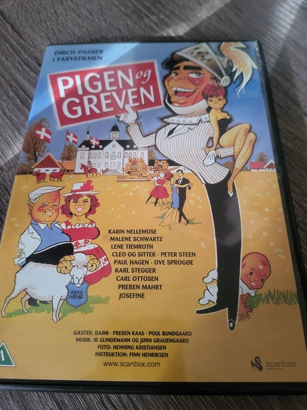 Pigen og greven DVD