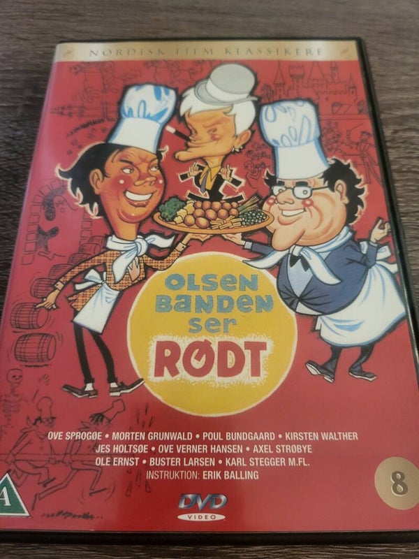 OLSEN BANDEN ser  RØDT DVD