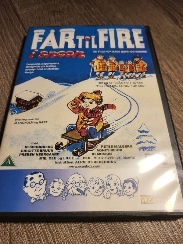 Far til fire i sneen DVD