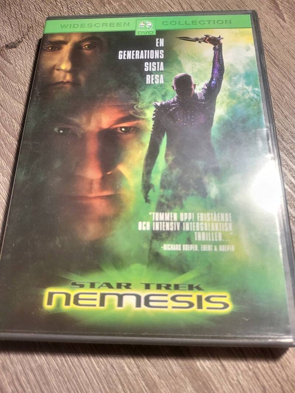 STAR TREK  NEMESIS DVD