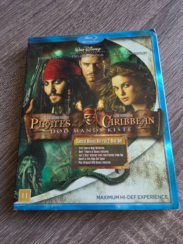 Pirates of the Caribbean: Død Mands Kiste DVD